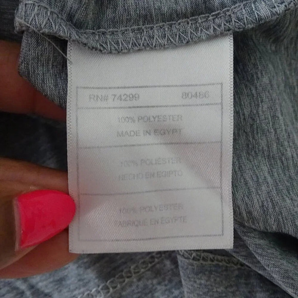 Reebok Athletic Graphic Tee T-Shirt Boys Size 8 Gray Short Sleeve Crewneck - Picture 4 of 6